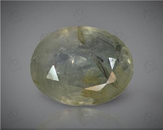 Yellow Sapphire Unheated & Untreated Natural Certified  4.30  CTS.  (  35164  DIN  )